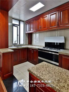 長沙實木美式家具銷售 實木島柜 啞口套定做工廠誠信